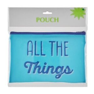 "All The Things" Lightweight Zipper Pouch